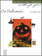 On Halloween piano sheet music cover
